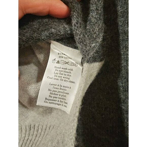 NWT Everlane Women’s 100% Wool Gray Cardigan Sweater Size XXS Warm Comfy Ethical - Picture 10 of 11
